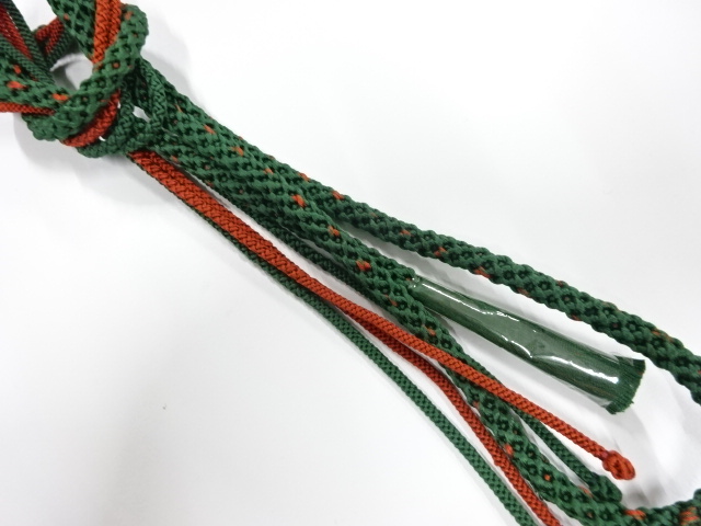 未使用品　正絹　手組帯締め